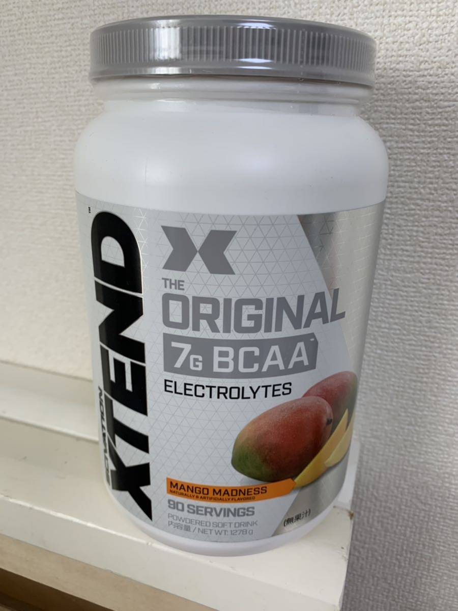 [新品未開封]送料無料 XTEND BCAA エクステンド マンゴー味 1278g の画像1