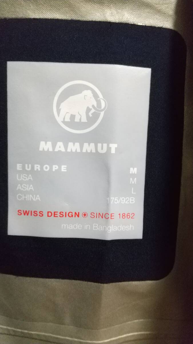 マムート Mammut Convey Tour HS フーデッドジャケット メンズ M(Europe) L(Asia) Dark Navy 極上美品の画像5