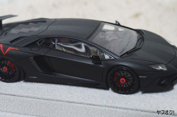 Make UP EIDOLON ランボルギーニ アヴェンタドール LP750-4 SV 2015 1/43 ミニカー 黒 メイクアップ アイドロン_画像3