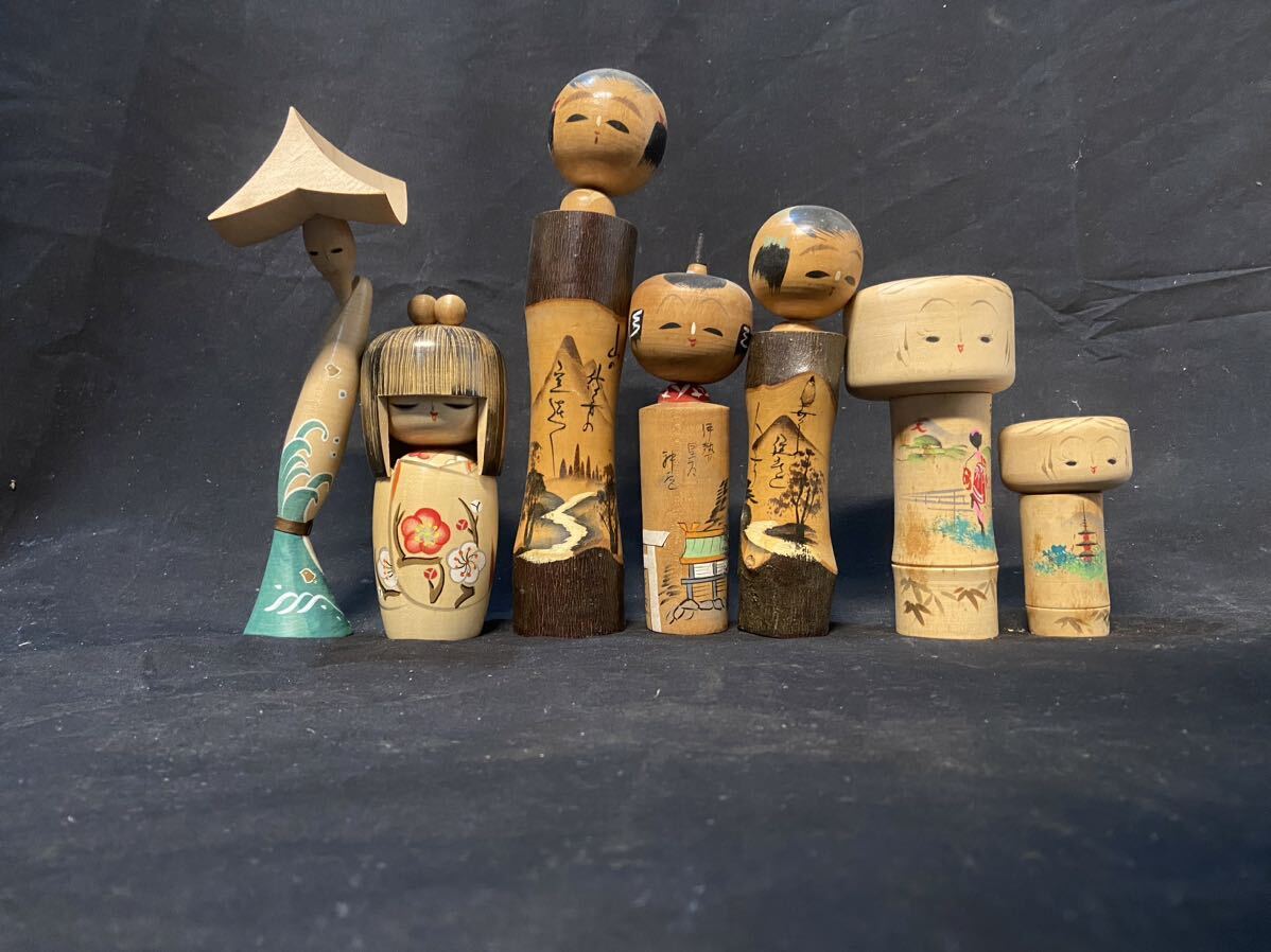 こけし 13セット 民芸品 置物 伝統工芸 郷土玩具 日本人形 創作こけし 人形の画像3