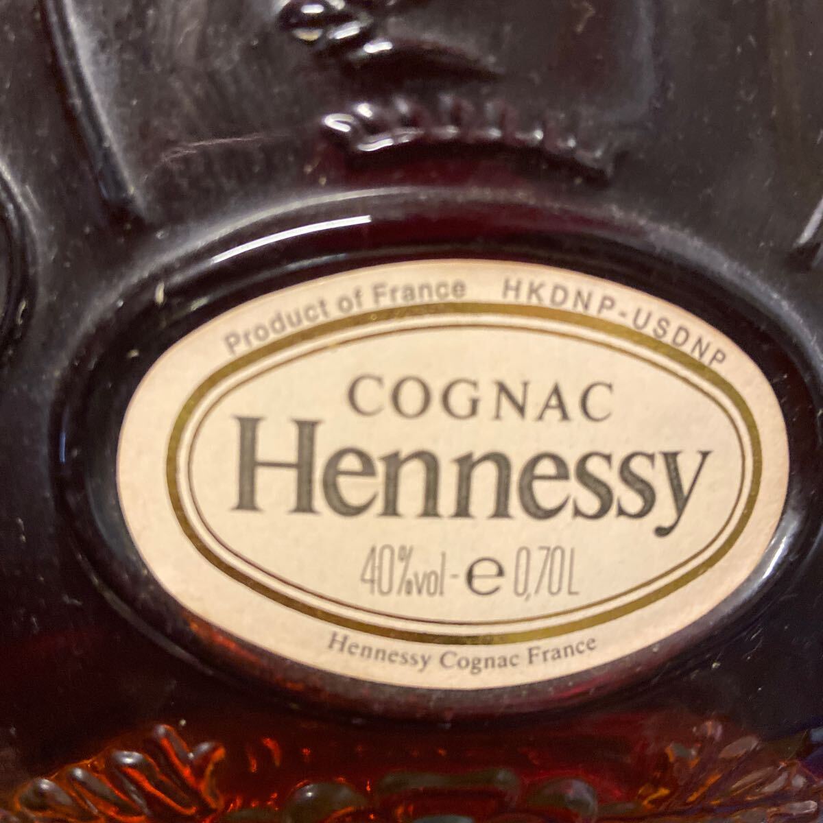 COGNAC Hennessy ヘネシー 古酒 XO 40%vol-e0.70Lの画像3