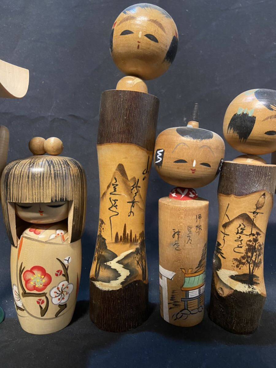 こけし 13セット　民芸品 置物 伝統工芸 郷土玩具 日本人形 創作こけし 人形_画像5