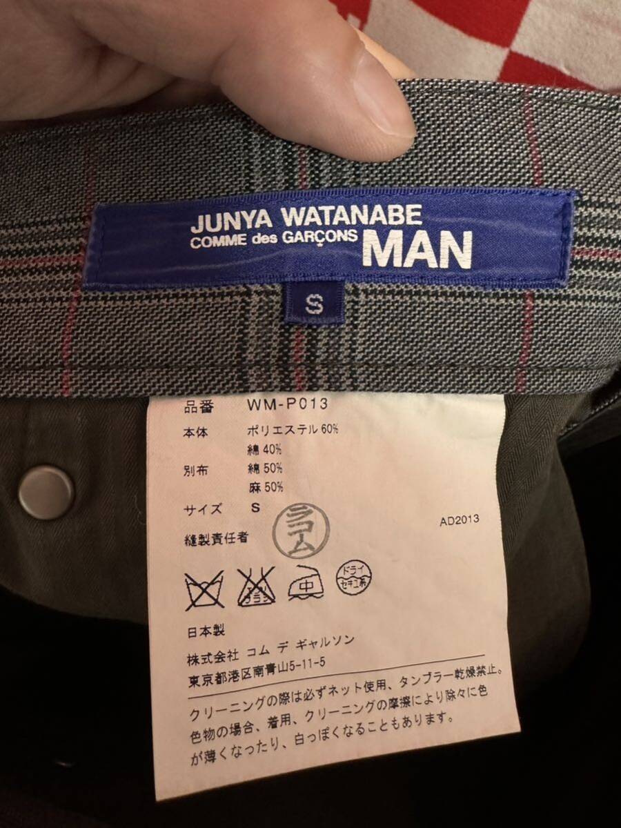 ☆超激レア☆JUNYA WATANABE MAN ジュンヤワタナベマン チェック パンツ_画像6