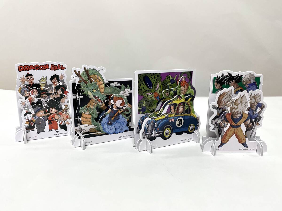 一番くじ ドラゴンボール VS オムニバスビースト H賞 レイヤースタンド 4種 DragonBall 3layer Paper Stands pre-assembled Anime Goods_画像1