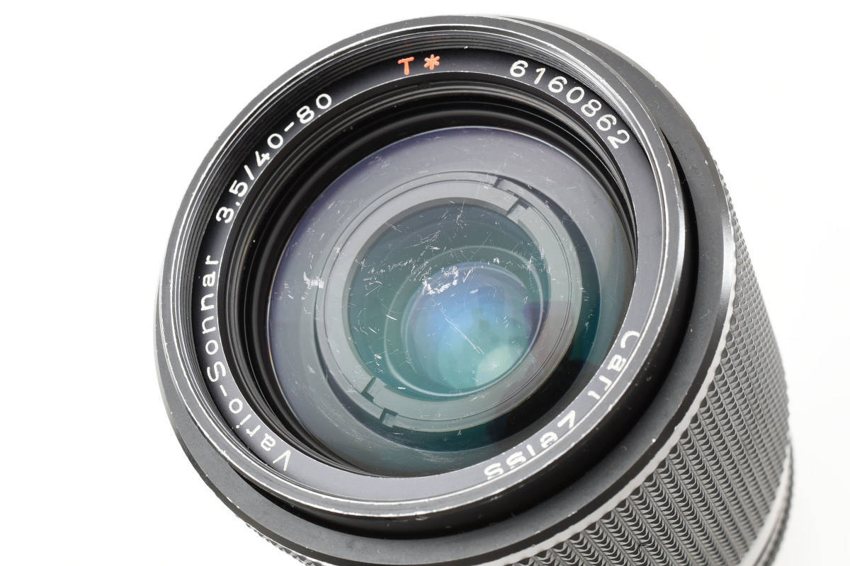 実用美品級！コンタックス CONTAX ZeissVario-Sonnar 40-80mm F3.5 AEG （西ドイツ製）マニュアルフォーカス一眼レフ用レンズ_画像7