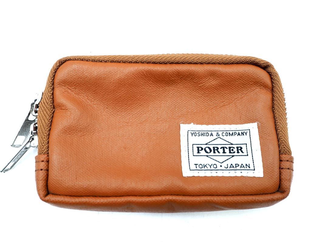 ネコポスOK PORTER ポーター フリースタイル コインケース 財布 キャメル ■■ ☆ edb9 メンズの画像1