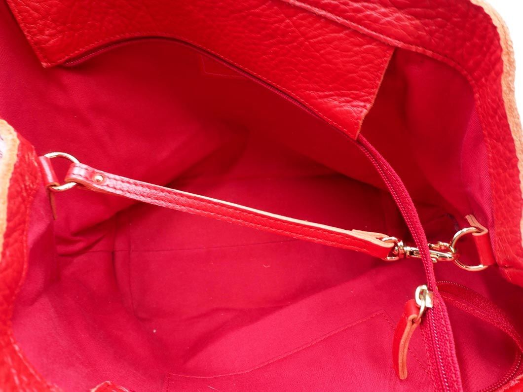 samantha Thavasa Samantha Thavasa leather tote bag red ## * edc6 lady's 