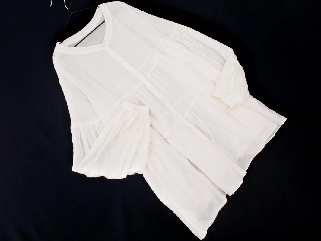 INGNI wing tia-do blouse shirt sizeM/ white #* * eda2 lady's 