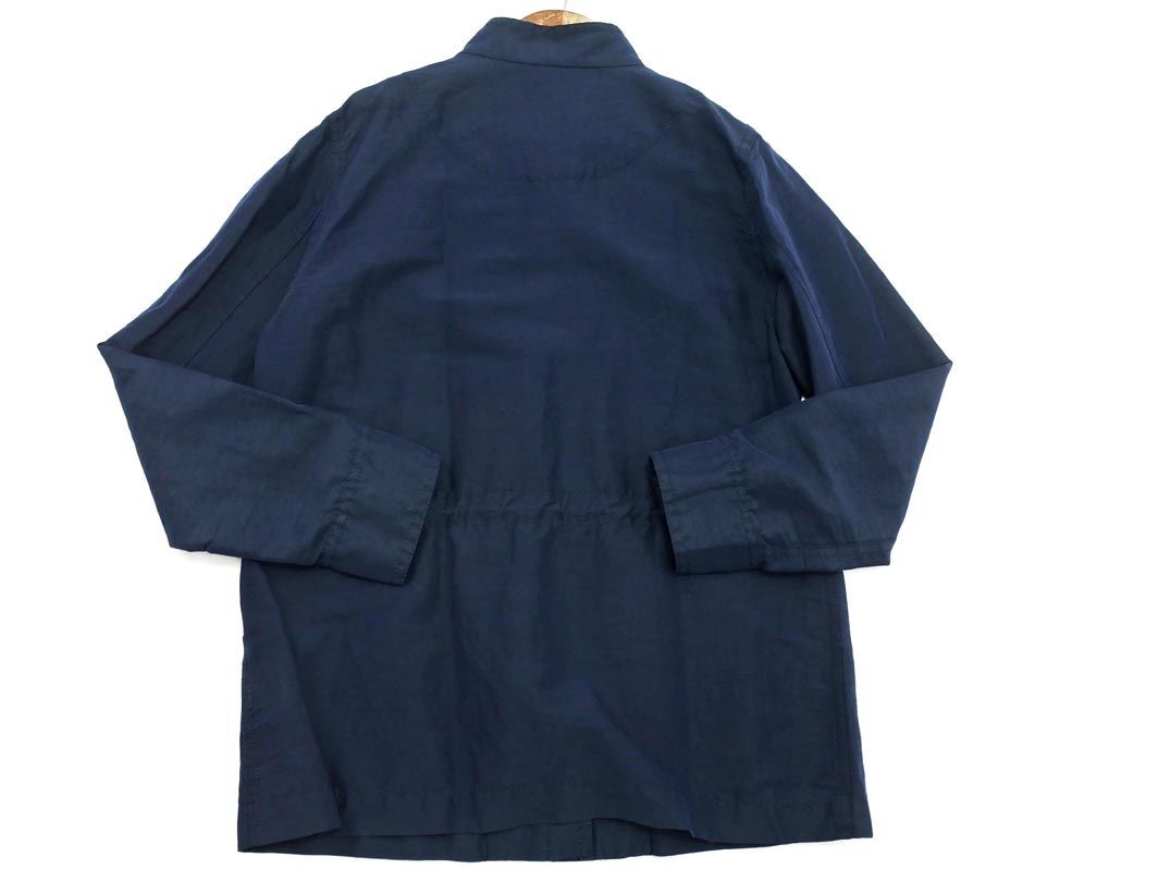 BOSCH Bosch linen. Zip up jacket size38/ navy blue #* * eda3 lady's 