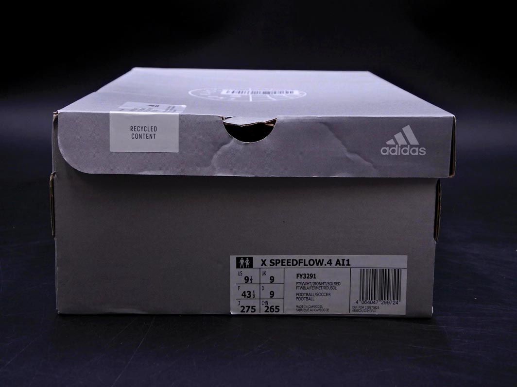 新品 adidas アディダス FY3291 X SPEEDFLOW.4 AI1 フットボール サッカー スパイク スニーカー size27.5/白 ■■ ☆ edb1 メンズの画像9
