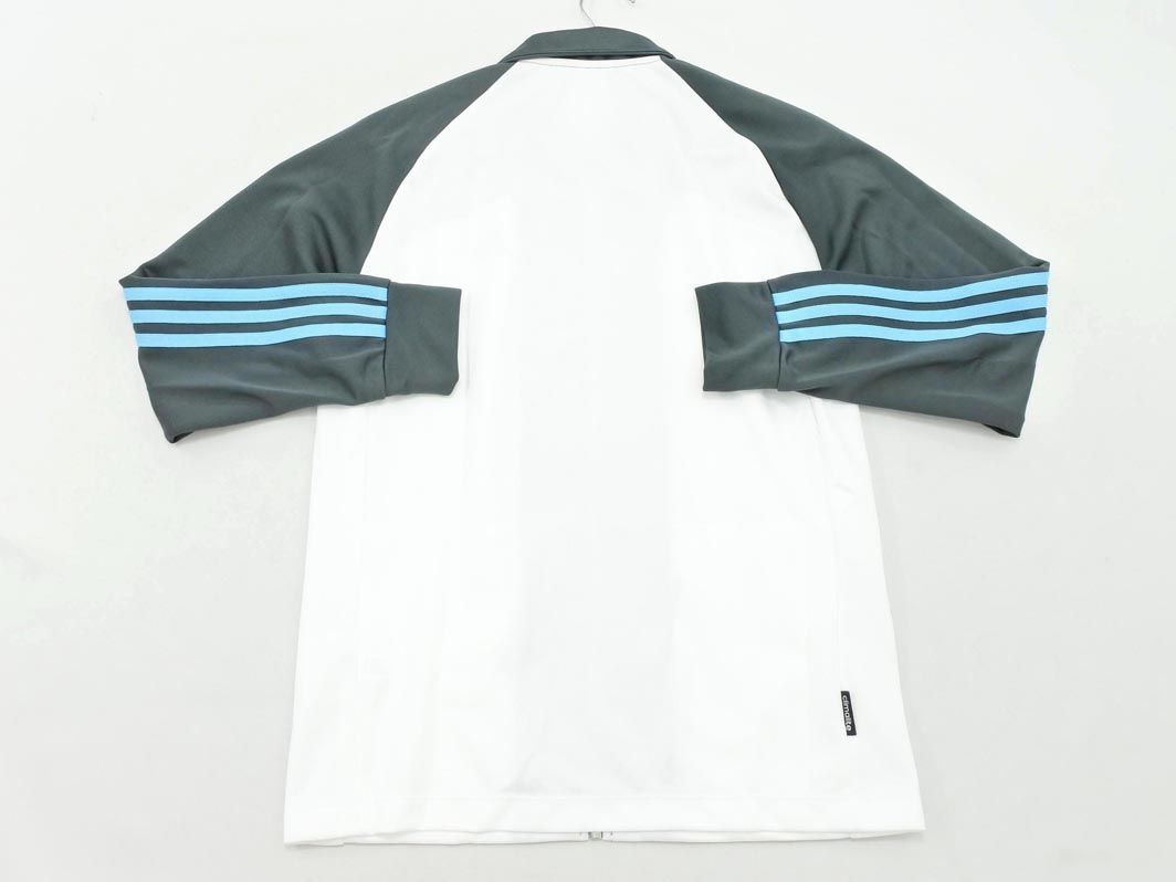 adidas Adidas переключатель Logo вышивка спортивная куртка sizeL/ белый x серый #* * edb2 мужской 