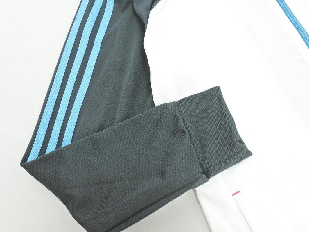 adidas Adidas переключатель Logo вышивка спортивная куртка sizeL/ белый x серый #* * edb2 мужской 