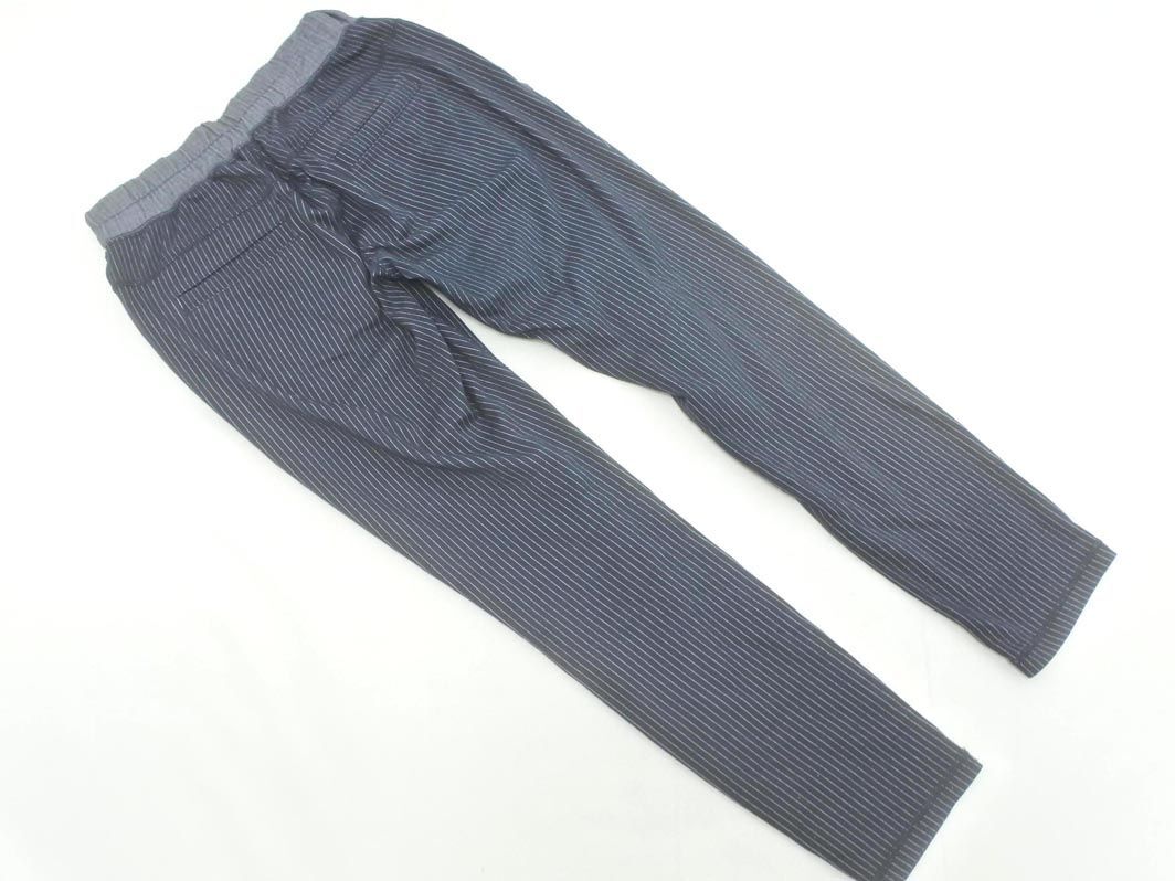  van yard storm stripe Easy tapered pants size0/ navy blue #* * edb6 lady's 