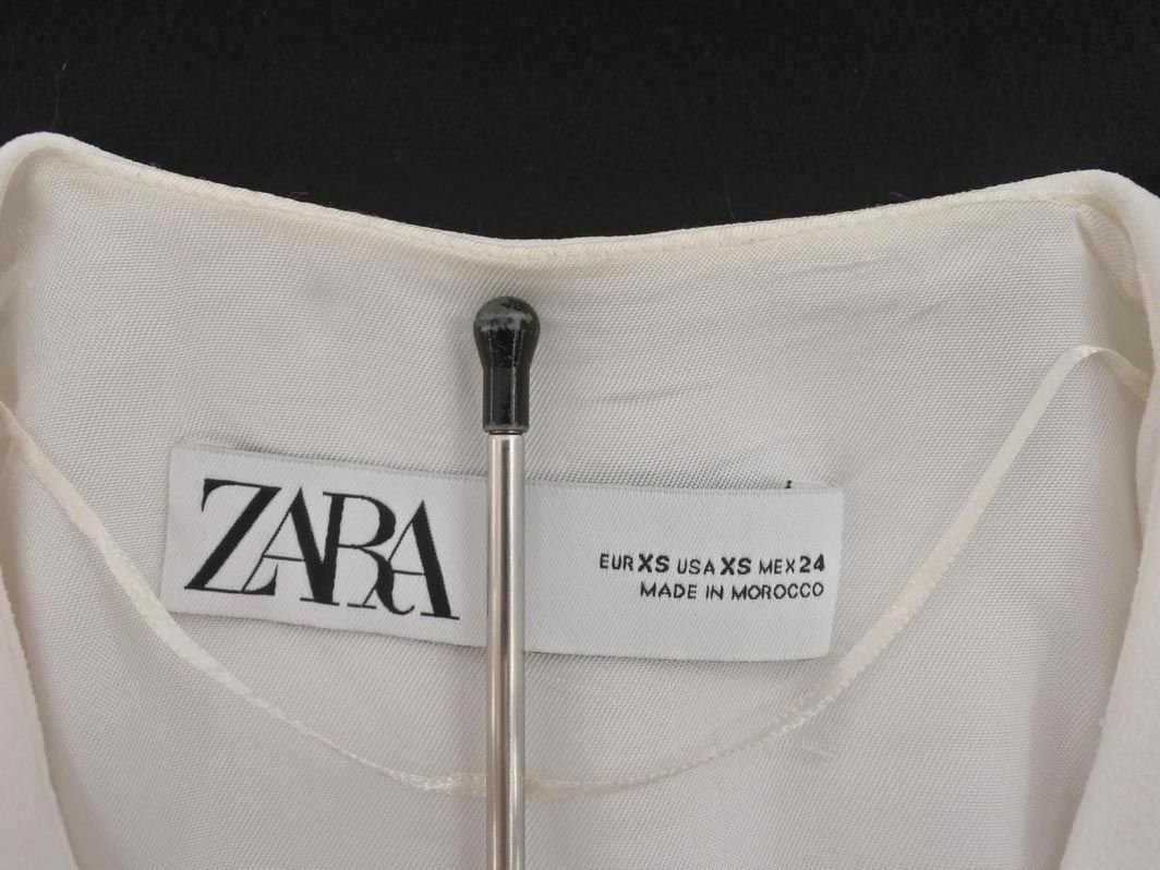 ZARA ザラ ケープ ジャケット sizeXS/白 ■◇ ☆ edb7 レディース_画像7