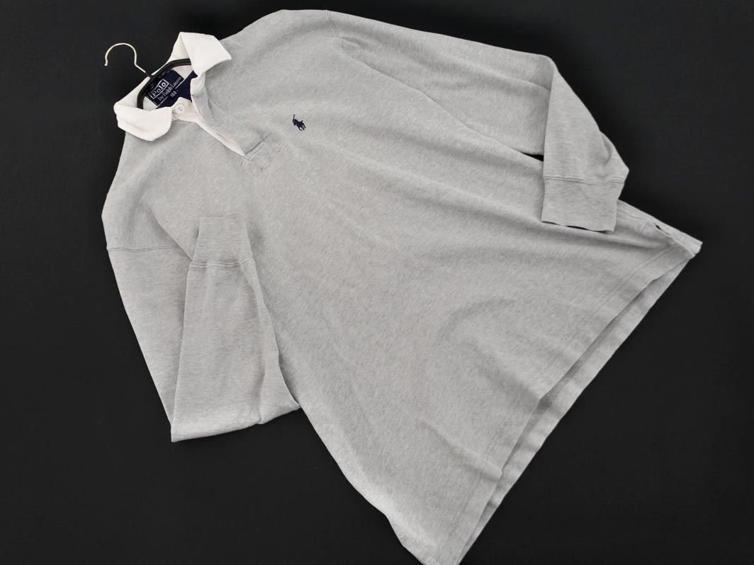 POLO RALPH LAUREN Polo Ralph Lauren po knee . shirt cut and sewn size160cm/ gray #* * edc3 child clothes 
