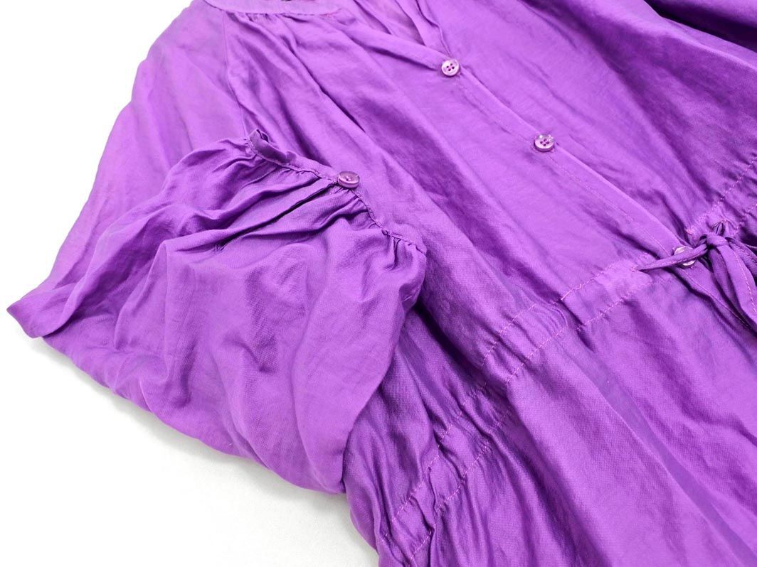  cat pohs OK INGNI wing sia- tunic blouse shirt sizeM/ purple #* * edc2 lady's 