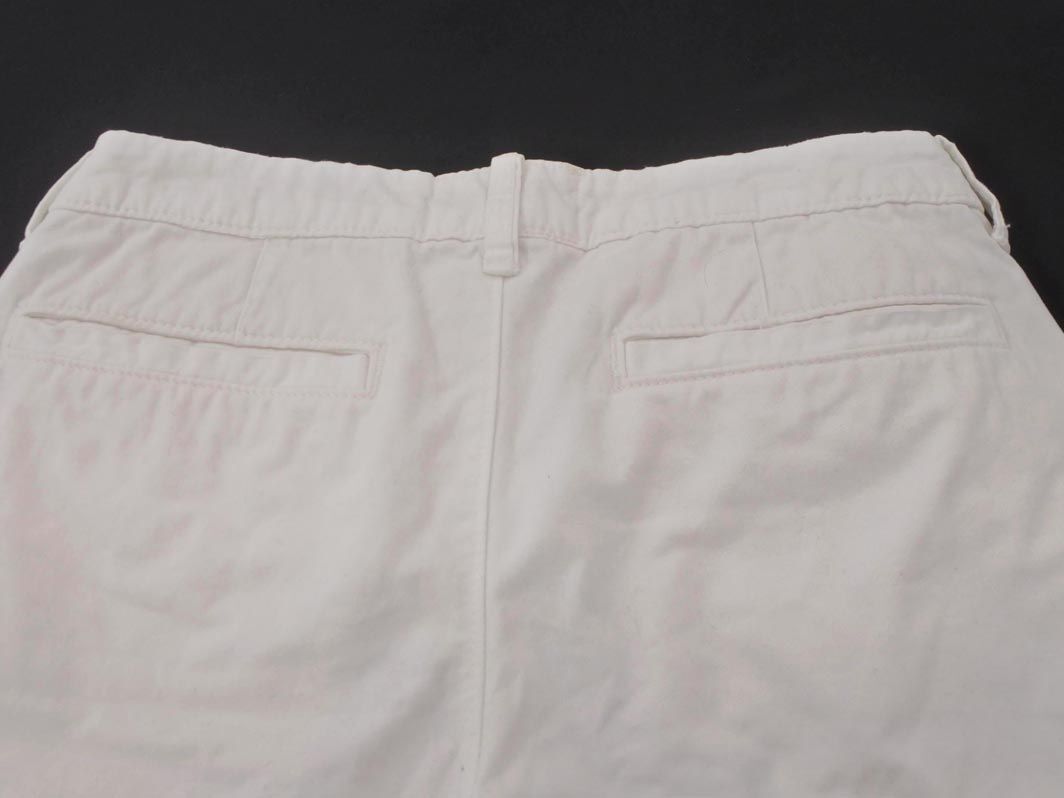 Abercrombie & Fitch アバクロンビー＆フィッチ ボタンフライ ショーツ ハーフ パンツ size31/白 ■◆ ☆ edc2 メンズ_画像5