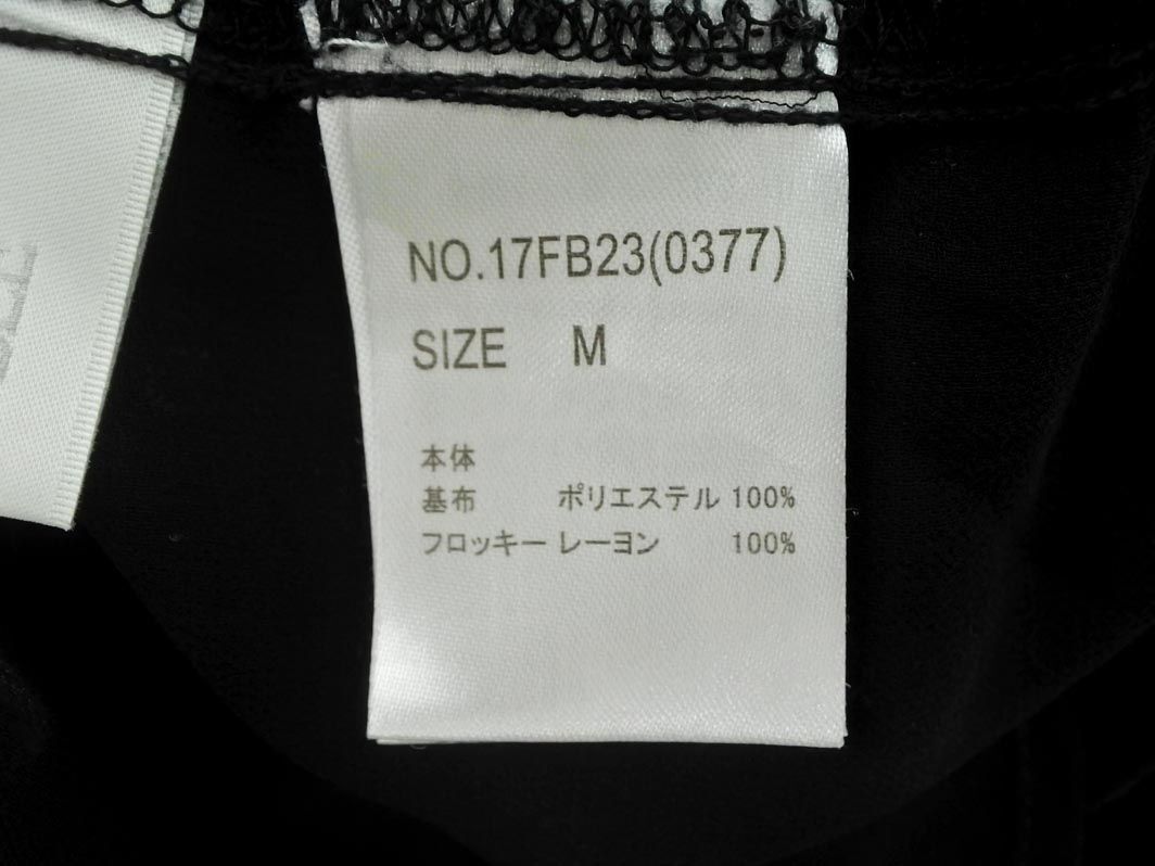 ネコポスOK CECIL McBEE セシルマクビー ドット シアー ブラウス シャツ sizeM/黒 ■◇ ☆ edc5 レディース_画像5