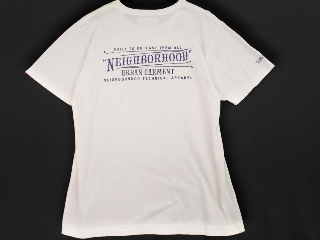 NEIGHBORHOOD ネイバーフッド プリント カットソー sizeS/白 ■◆ ☆ edc6 メンズ_画像7