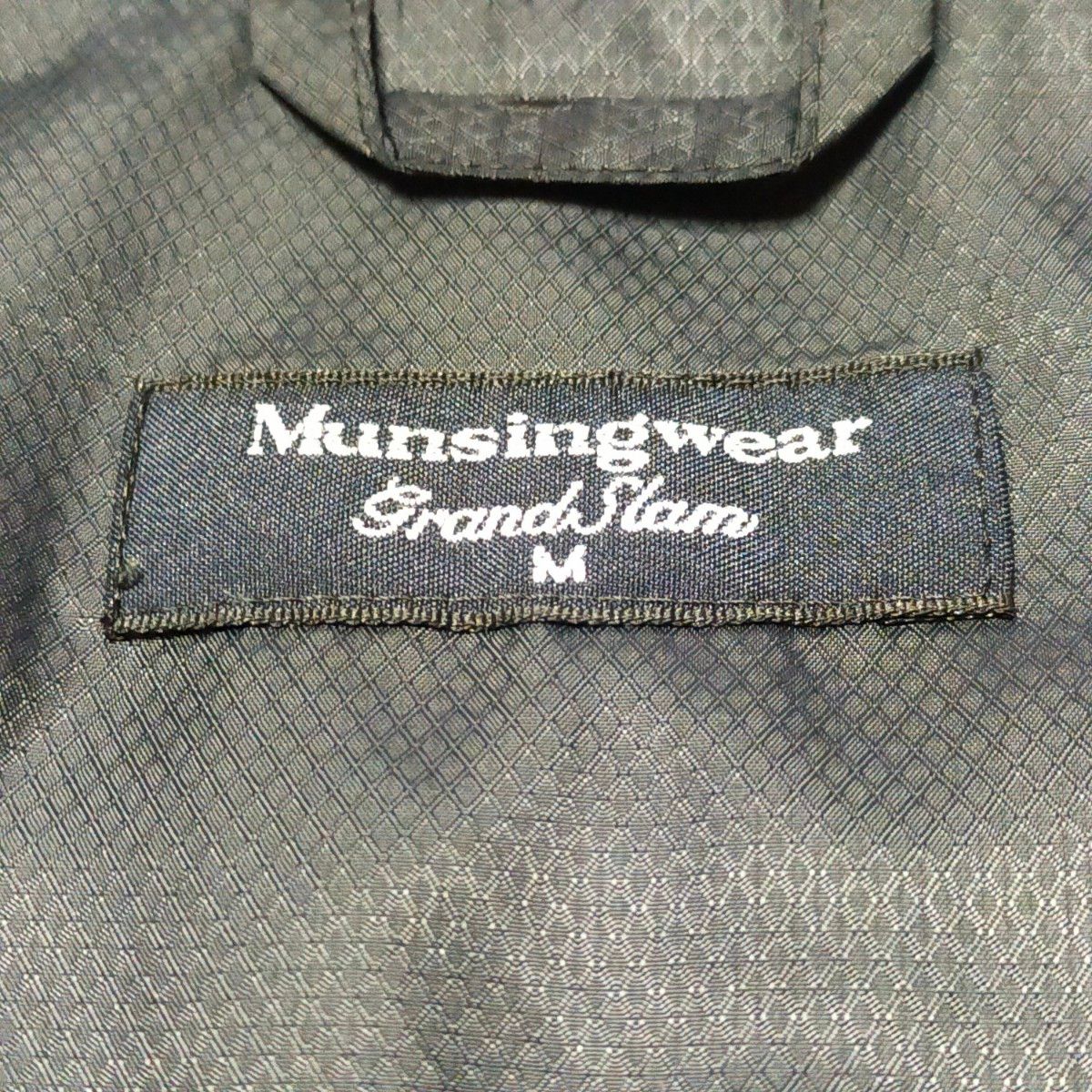 【良品】Munsingwear マンシングウェア 裏地メッシュ 半袖 プルオーバー ジャケット Ｌ