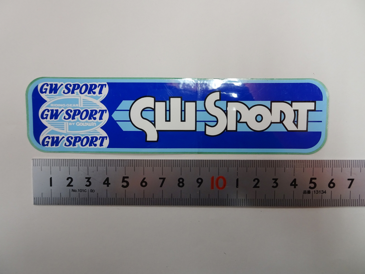 ＧＷ Sport ゴールドウィンスポーツ ステッカー 2枚セット 15.7×3.8cm 10㎝×2.4㎝ 定形外84円_画像2