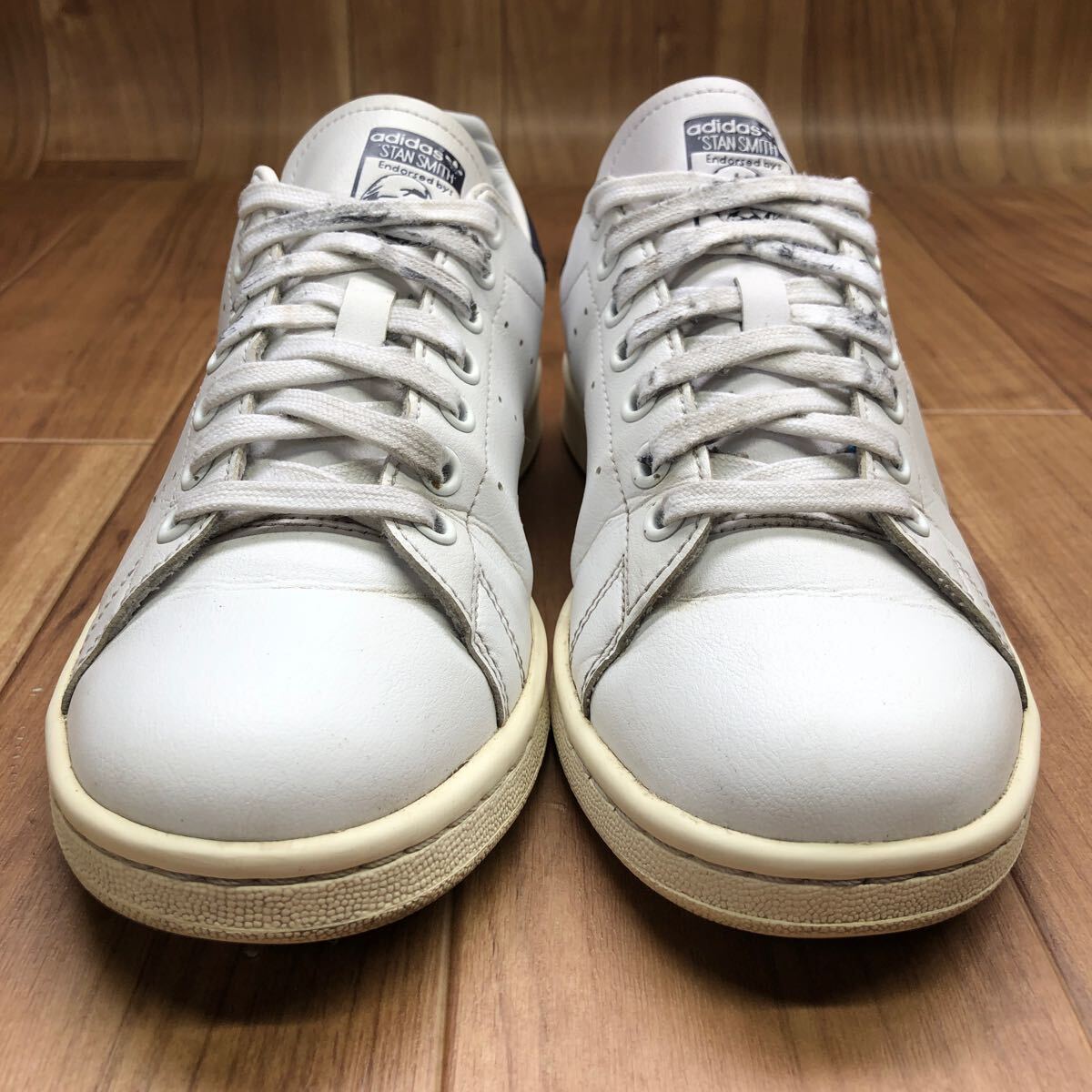 CKT-240305-1 adidas アディダス STAN SMITH スタンスミス スニーカー カジュアルスニーカー ウォーキングスニーカー メンズ 23.5cmの画像3