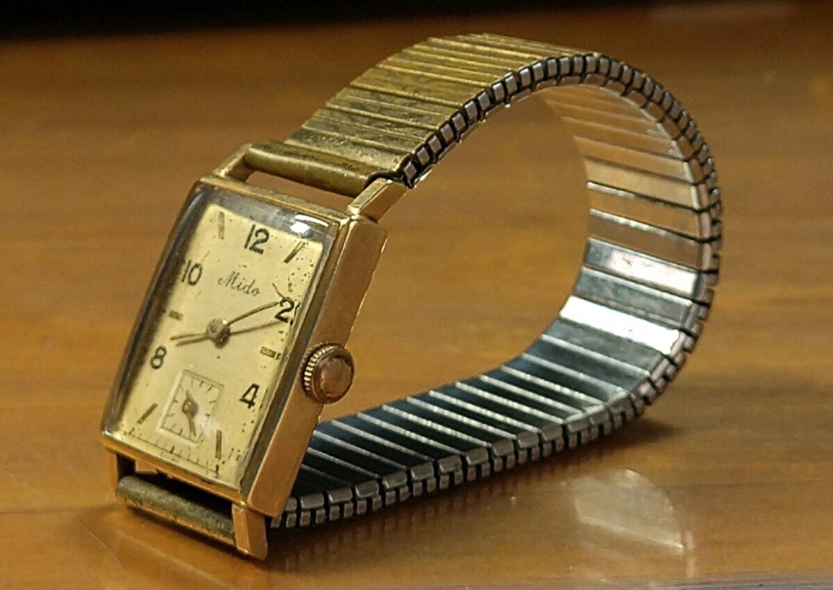 Mido ミドー 14KGOLD L&K シリアル7958 アンティーク レディースの腕時計！の画像2
