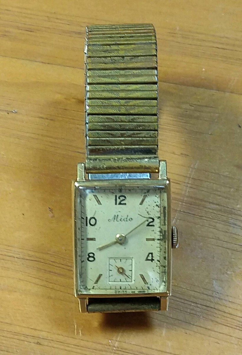 Mido ミドー 14KGOLD L&K シリアル7958 アンティーク レディースの腕時計！の画像4