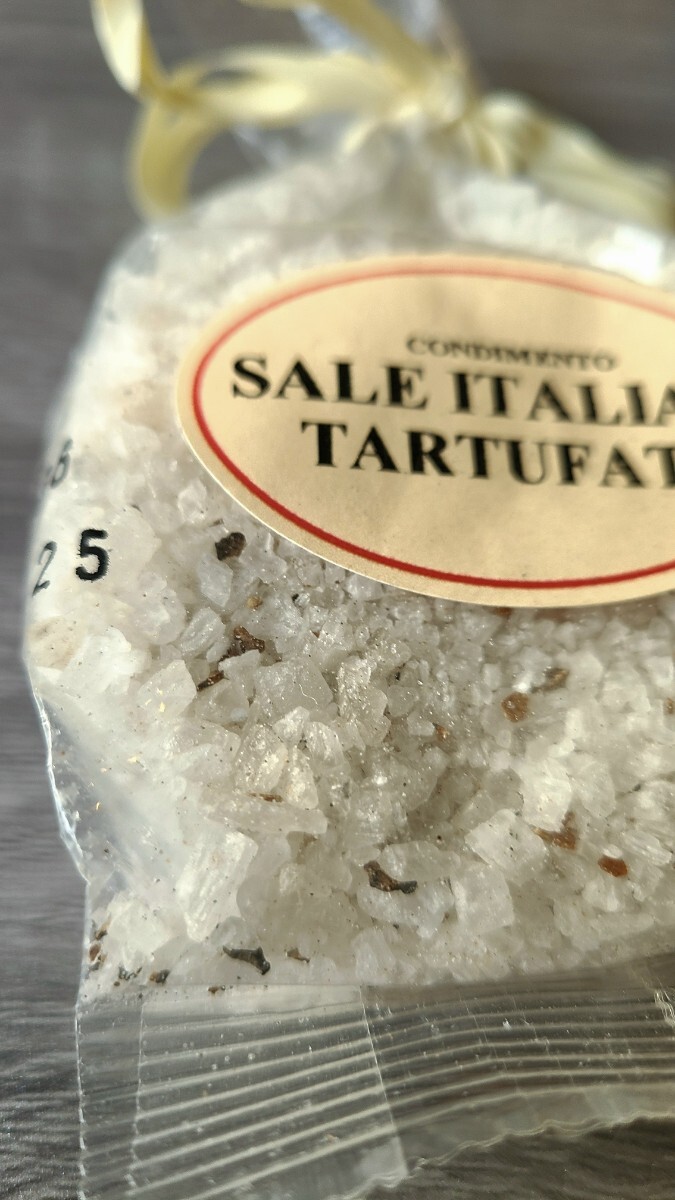 トリュフソルト 塩 大容量 157グラム イタリア 溶かしたバターに! 塩も甘くて美味しいです♪その②の画像4