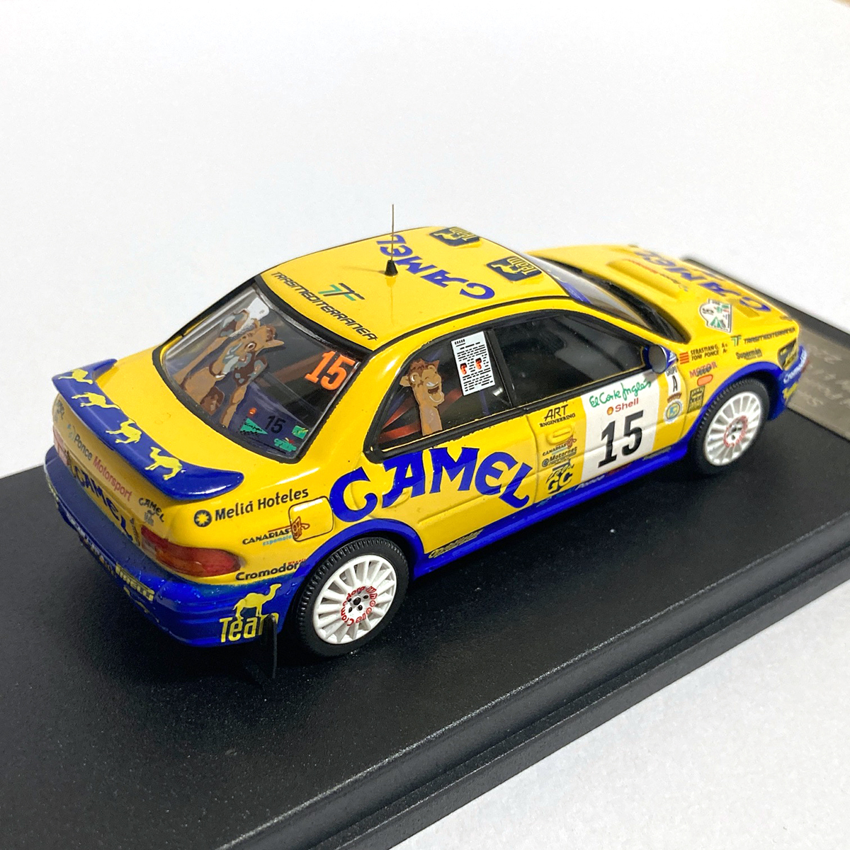 ジャンク品[JK915] PITES 1/43 Subaru Impreza 555 スバル インプレッサ Toni Ponce/Sebastian Garcia Rally El Corte Ingles 1997 PM-R007_画像3