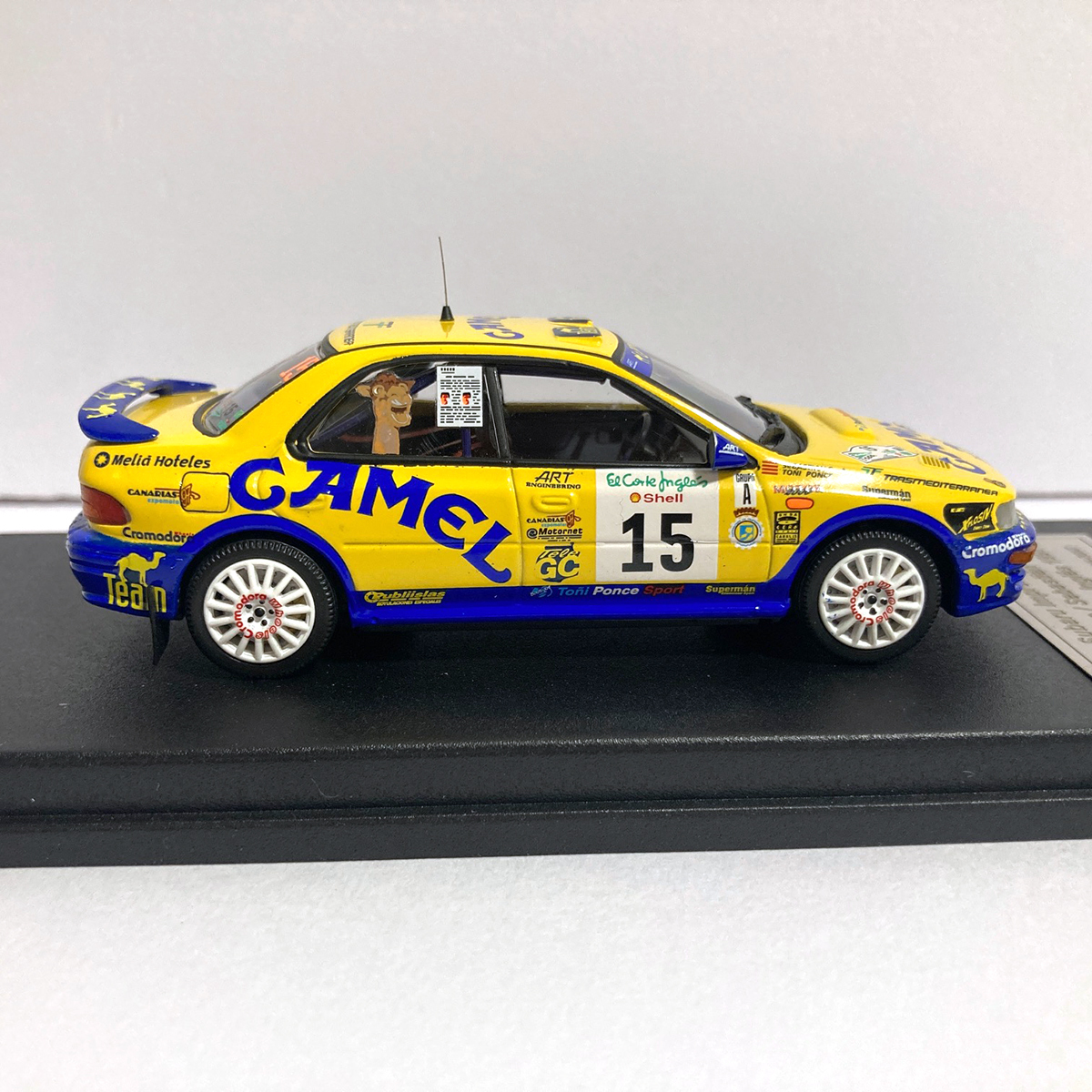 ジャンク品[JK915] PITES 1/43 Subaru Impreza 555 スバル インプレッサ Toni Ponce/Sebastian Garcia Rally El Corte Ingles 1997 PM-R007の画像7