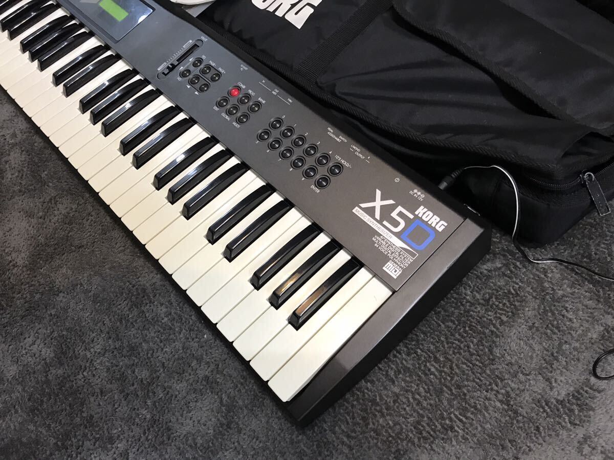 【動作確認済】KORG シンセサイザー X5D 付属品_画像6