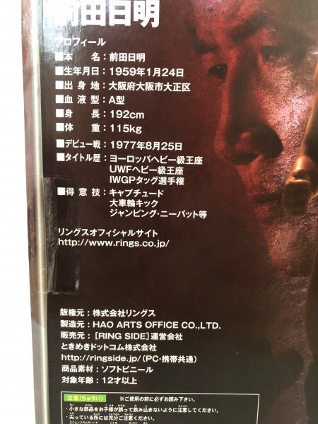  очень редкий с автографом новый товар нераспечатанный HAO коллекция передний рисовое поле день Akira Professional Wrestling фигурка UWF кольцо s New Japan Professional Wrestling схватка . трудно найти 