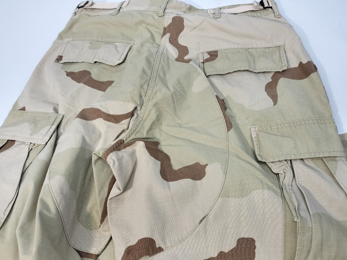 米軍 US ARMY 迷彩 カーゴパンツ ミリタリーパンツ 米軍実物 ミリタリー3C DCU BDU リップ　リップストップ 米陸軍　M-L 156 _画像6