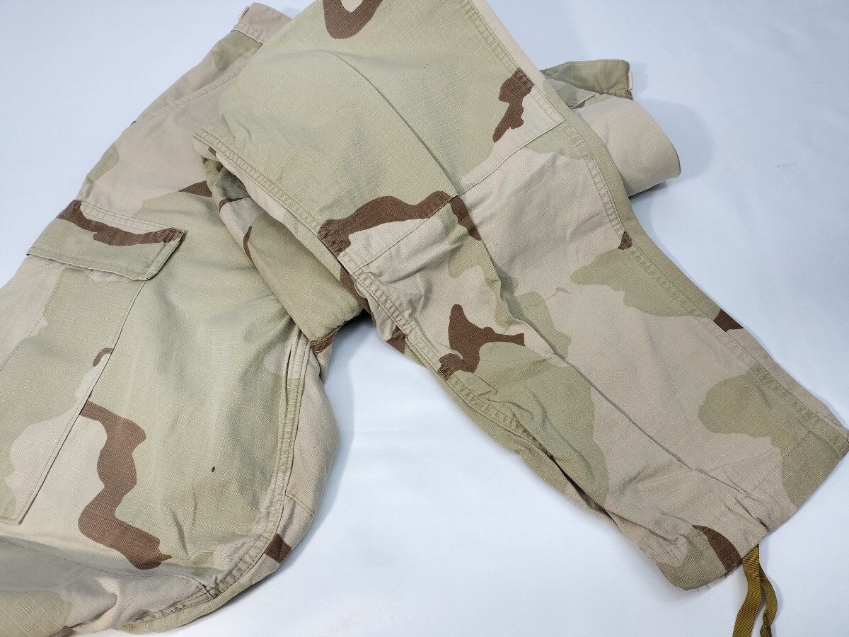 米軍 US ARMY 迷彩 カーゴパンツ ミリタリーパンツ 米軍実物 ミリタリー3C DCU BDU リップ　リップストップ 米陸軍　M-L 156 _画像5