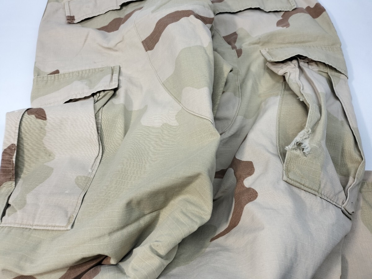 米軍 US ARMY 迷彩 カーゴパンツ ミリタリーパンツ 米軍実物 ミリタリー3C DCU BDU リップ　リップストップ 米陸軍　M-L 156 _画像8