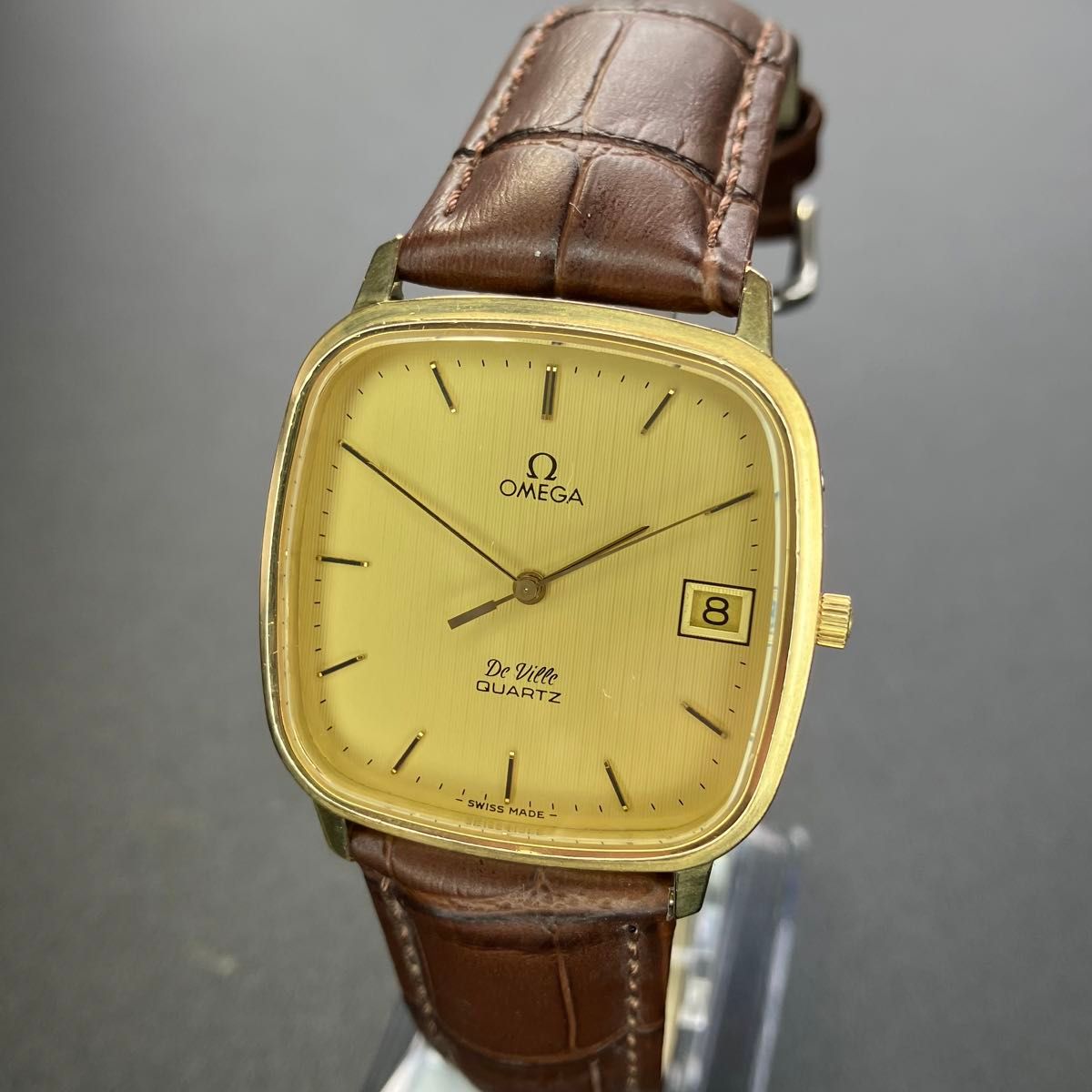 オメガ メンズ 腕時計 ゴールドコンビ デビル デヴィル  メンズ腕時計 Cal.1332  【2404Ss2】