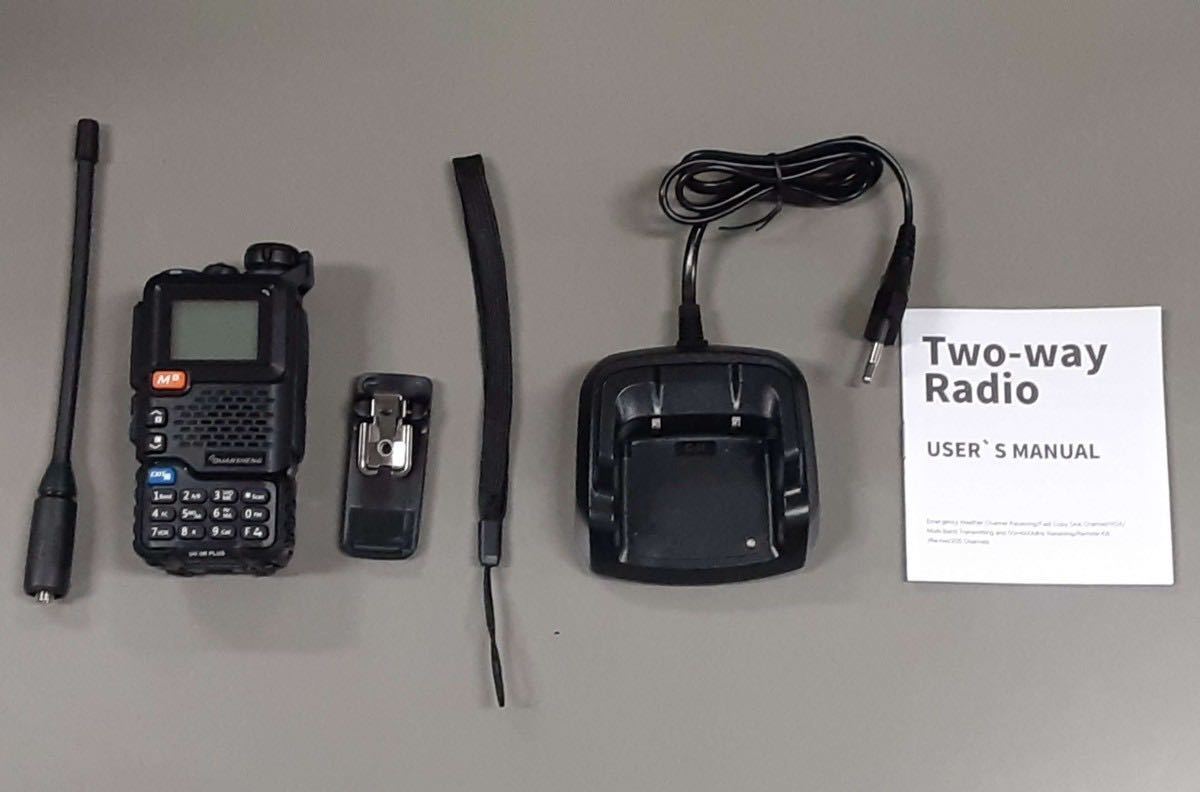 ◆ 充電変換プラグ付 送信禁止 スペアナ機能 周波数拡張◆ FMラジオ AM受信 盗聴器発見機 広帯域受信機 UV-5R PLUS UHF/VHF エアバンド受信の画像7