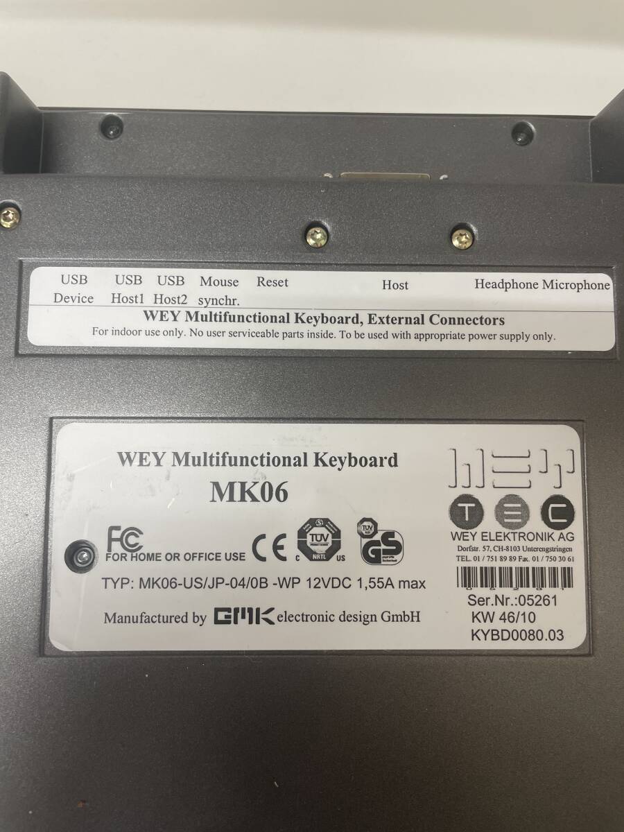 【ジャンク品】WEY Multifunctional Keyboard MK06_画像7
