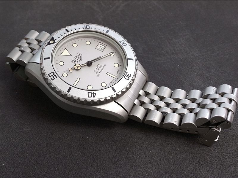 ビンテージ ホイヤー■200m プロフェッショナル 旧ロゴ■メンズ腕時計 消費税なしの画像2