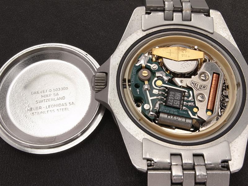 ビンテージ ホイヤー■200m プロフェッショナル 旧ロゴ■メンズ腕時計 消費税なしの画像8