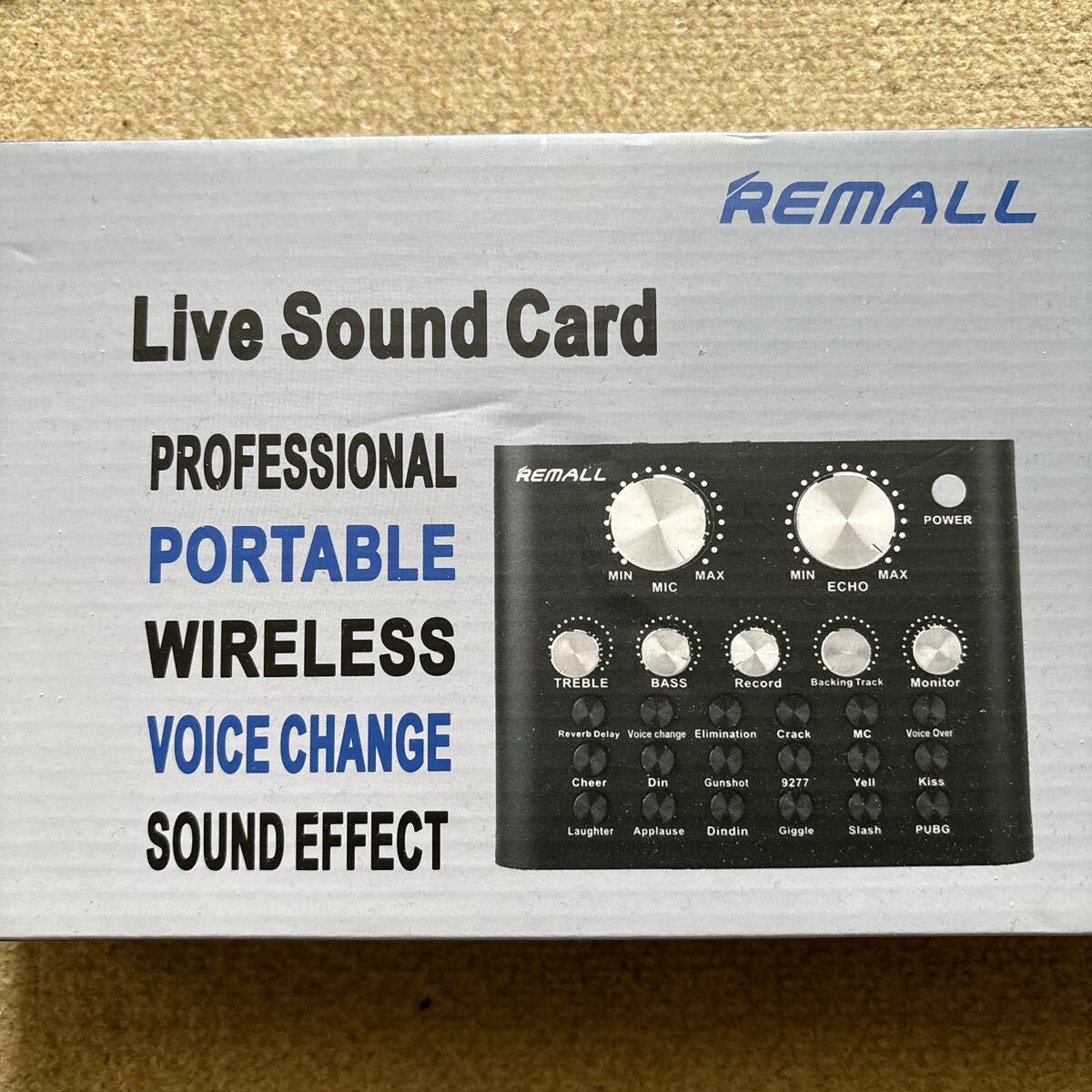REMALL Live Sound Cardboi чейнджер звук эффект modular Synth 