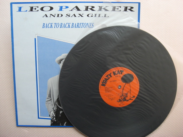 ＊【LP】LEO PARKER AND SAX GILL／Back To Back Baritones （KK829）（輸入盤）_画像2