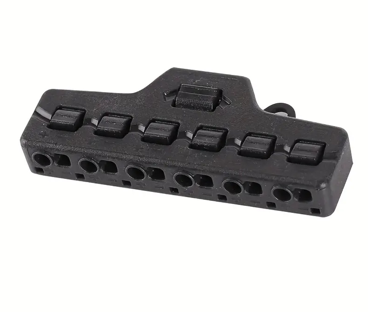 3個セット ポートハブ 6ポート ジオラマ コネクター SMD モデル スプリッター 6LED 共有 ブラック ボックス 黒 鉄道模型 ジオラマパーツ_画像4