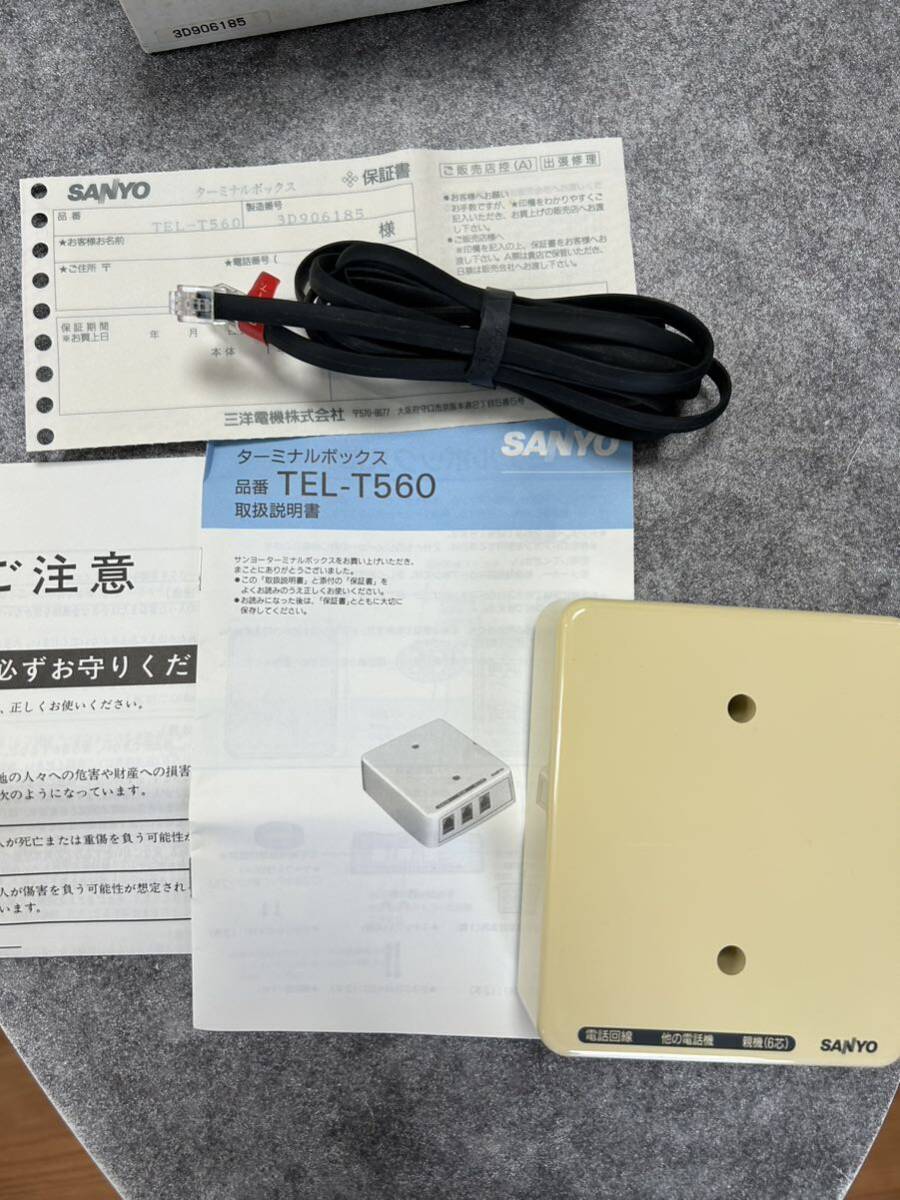 TEL-T560 ターミナルボックス SANYO_画像4