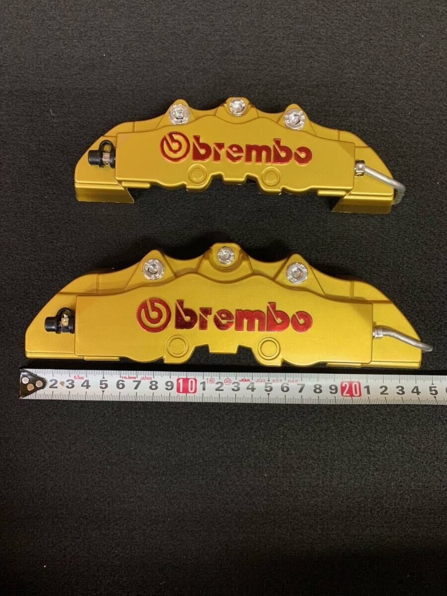 * free shipping ( prompt decision ) rare color *b Len 0 type caliper cover Gold candy - red Logo * new goods * front and back set *S&M