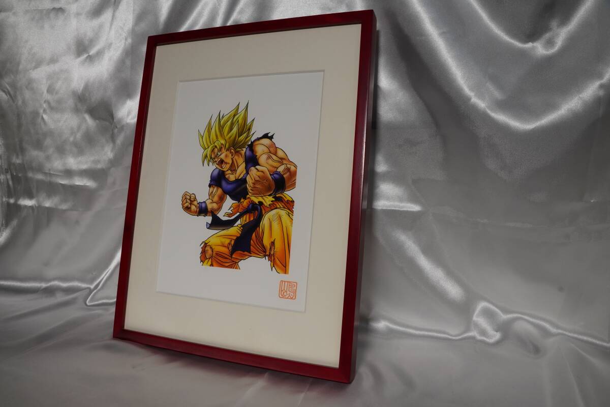 ドラゴンボール 完全版 コミック表紙絵 複製原画 限定品 スーパーサイヤ人孫悟空 鳥山明 DRAGON BALL 週刊少年ジャンプの画像5