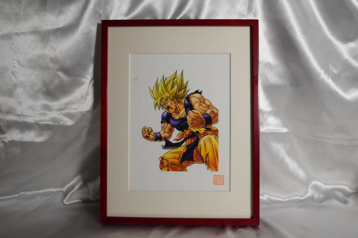 ドラゴンボール 完全版 コミック表紙絵 複製原画 限定品 スーパーサイヤ人孫悟空 鳥山明 DRAGON BALL 週刊少年ジャンプの画像1