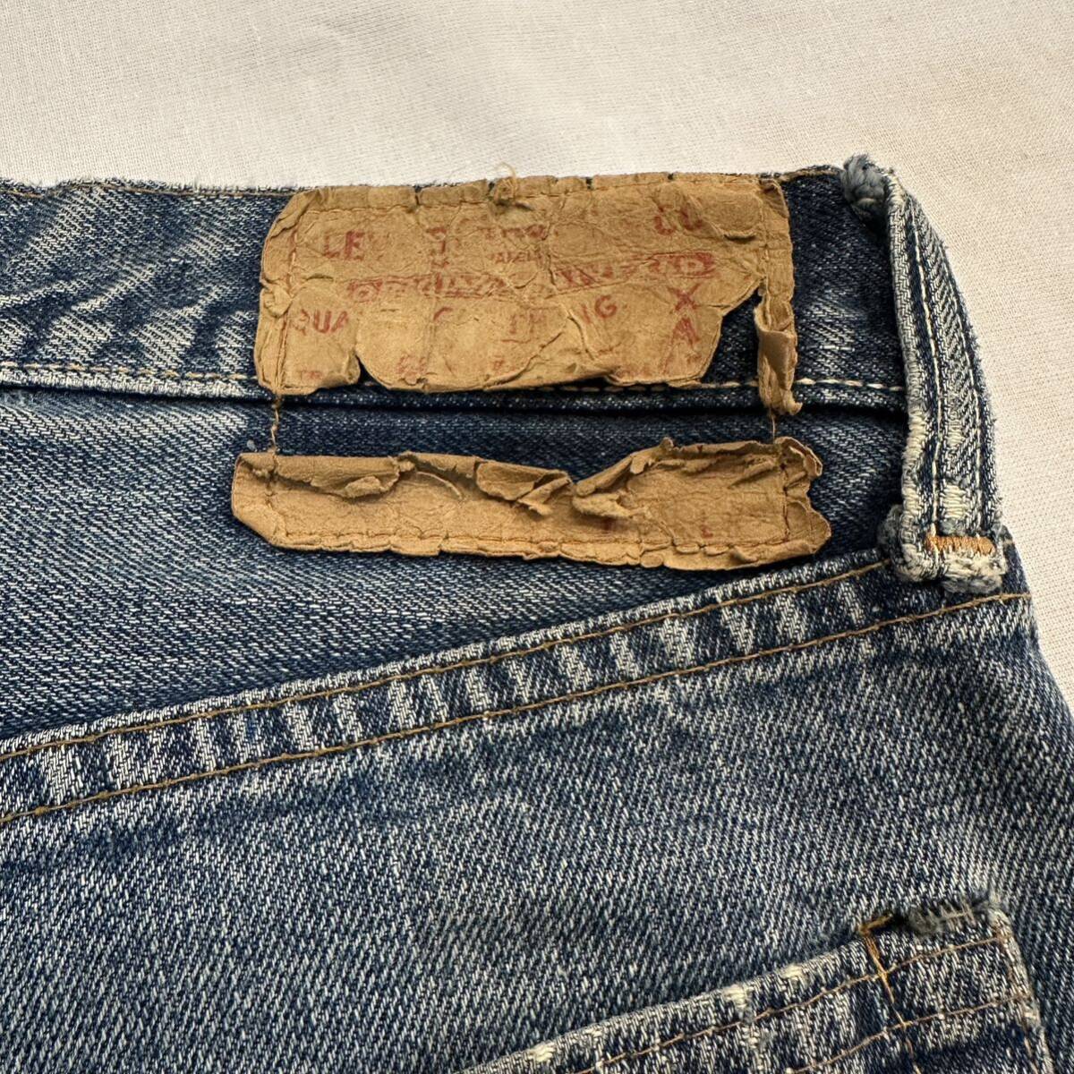 60's vintage Levi's 505 BIG E CutOff 60年代 ビンテージ オールド リーバイス ビッグE カットオフ デニム ショート パンツ ショーツ Ｗ31の画像3