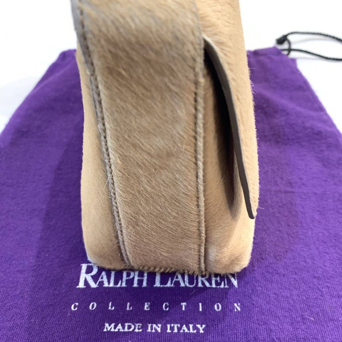 Ralph Lauren Collection Mini Hand Bag ラルフローレン コレクション ハラコ ミニ ハンド バッグ POLO ポロ フォーマル パーティー 